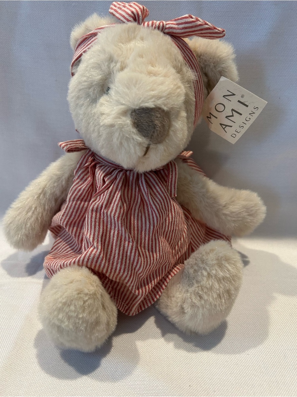 Mon Ami Ellie Sun-Dressed Bear Plush - Picture 8 of 8